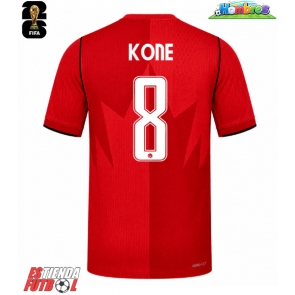 Canadá Ismael Kone #8 Primera Equipación Mundial 2026 Manga Corta